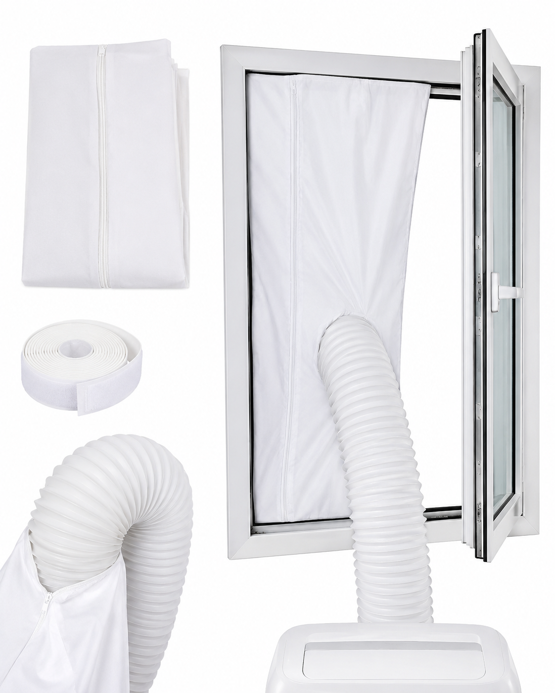 Kit d’Étanchéité Universel pour Climatiseur Mobile – 3 m / 4 m