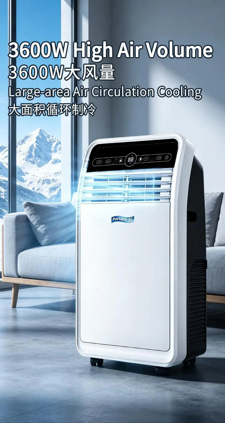Climatiseur Mobile 4-en-1 Sans Installation