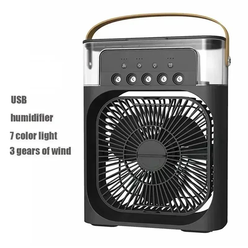 Mini Climatiseur 3-en-1 – Rafraîchisseur d’Air & Humidificateur
