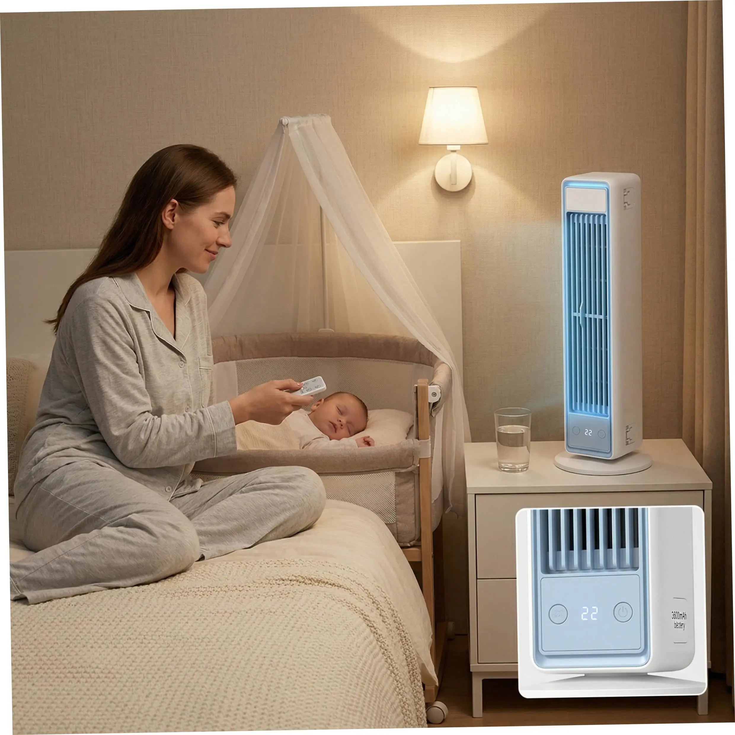 Ventilateur Colonne Sans Pales – Silencieux & Ventilation Puissante