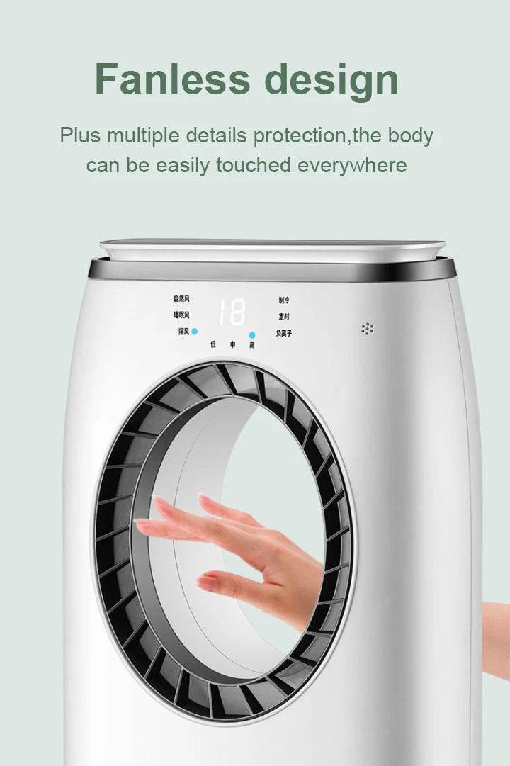 Ventilateur Climatiseur à Eau Rechargeable