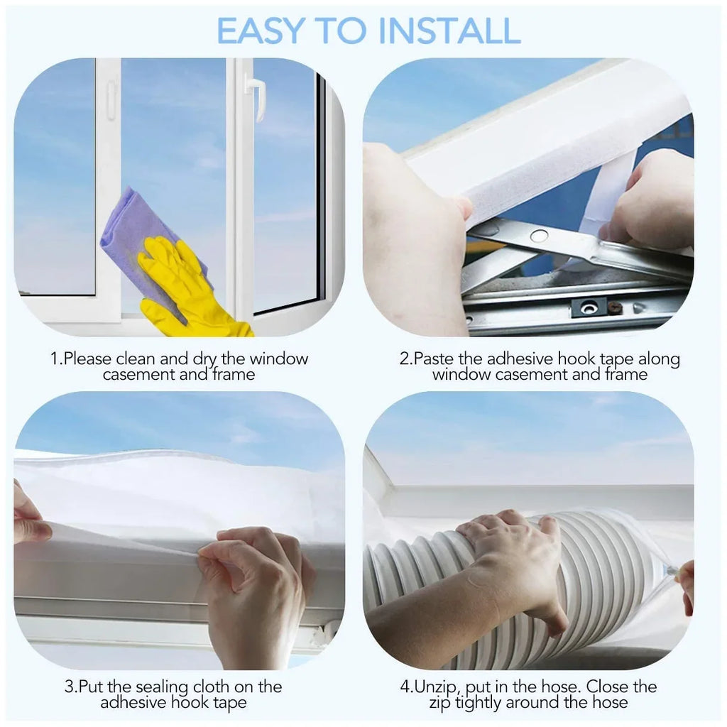 Kit d’Étanchéité Universel pour Climatiseur Mobile – 3 m / 4 m