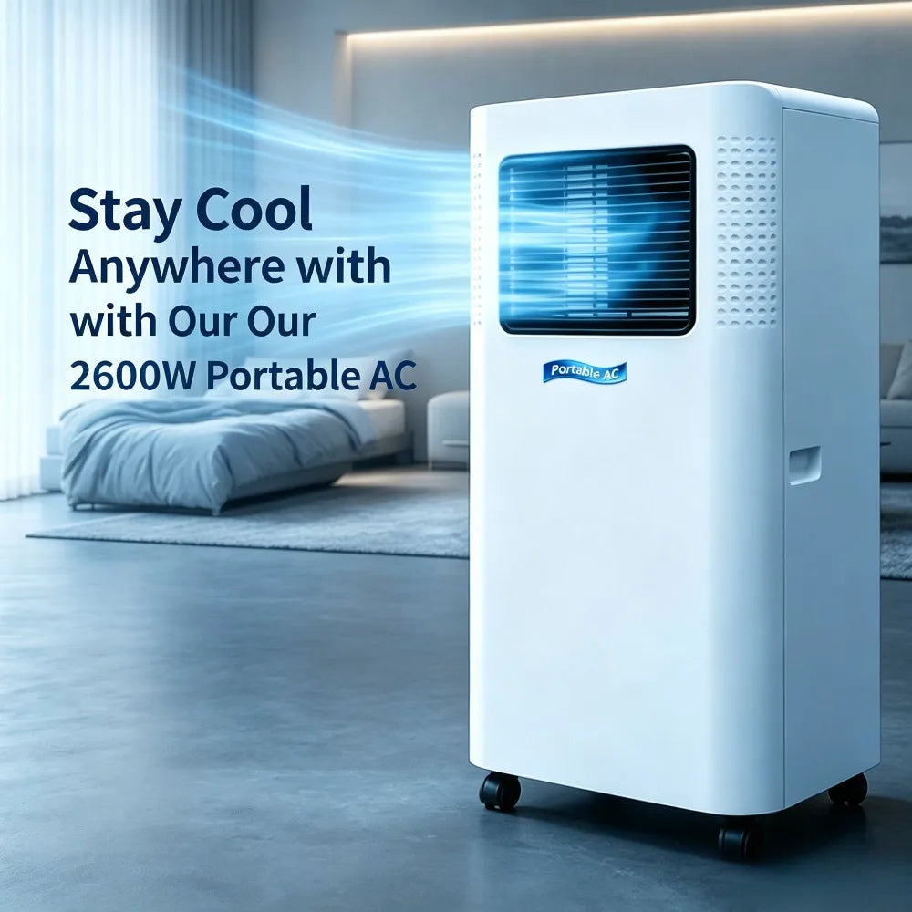 Climatiseur Portable 9 000 BTU avec Télécommande