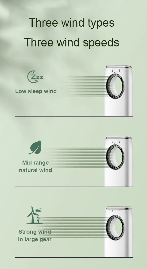 Ventilateur Climatiseur à Eau Rechargeable