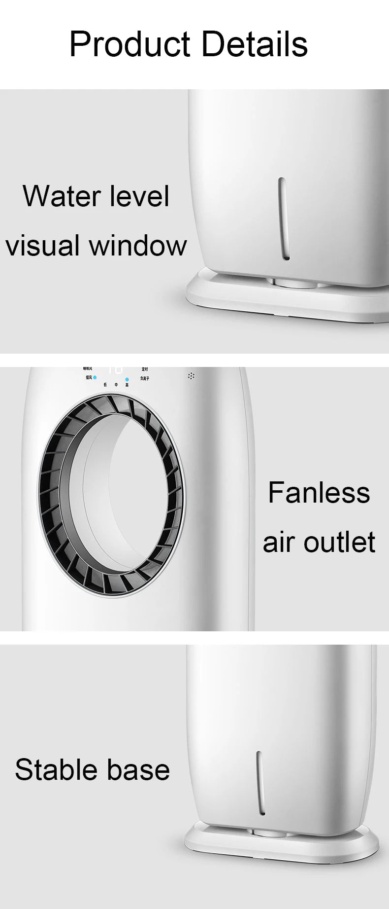 Ventilateur Climatiseur à Eau Rechargeable