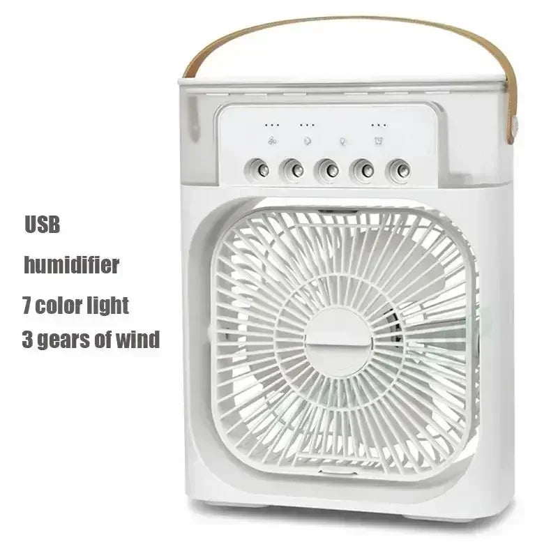 Mini Climatiseur 3-en-1 – Rafraîchisseur d’Air & Humidificateur