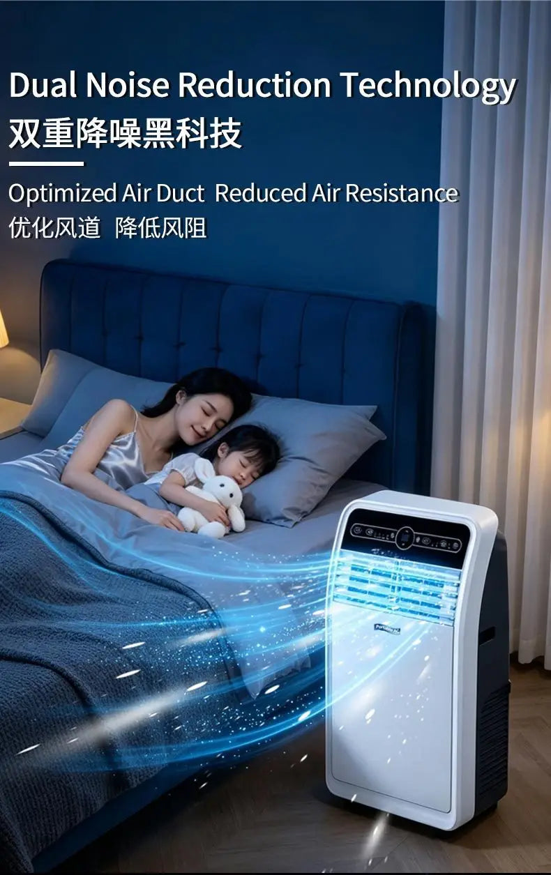 Climatiseur Mobile 4-en-1 Sans Installation