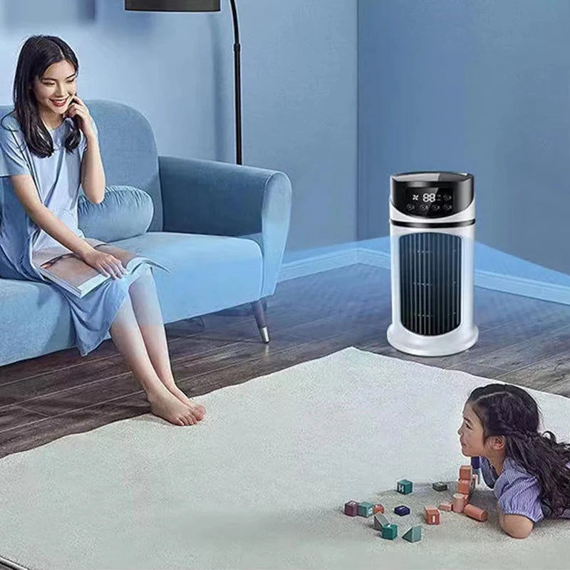 Mini Air Cooler Portable – Refroidissement par Eau, Ventilateur & Humidificateur
